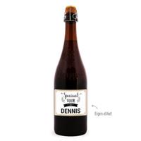 Bier met bedrukt etiket - La Trappe Isid'or