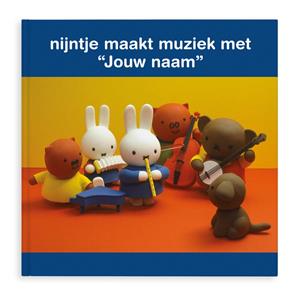 Boek met naam - nijntje maakt muziek - Hardcover