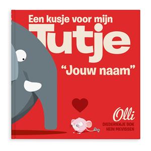 Boek met naam - Een kusje voor mijn Tutje - Softcover