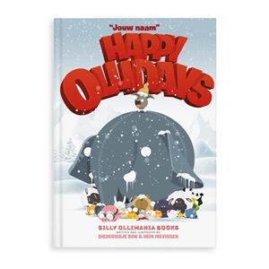 Boek met naam - Happy Ollidays (met wenskaarten) - Hardcover