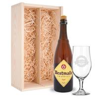 Bierpakket met glas - Westmalle Tripel