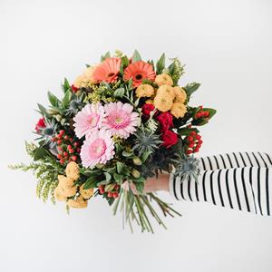 Bloemen - Boeket Bontgekleurd (Middel)