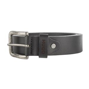 Leren riem - Zwart - Maat 90