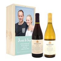 Wijnpakket in kist - Salentein - Pinot Noir en Chardonnay