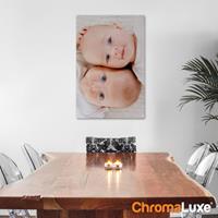 Foto op aluminium - Wit (ChromaLuxe) - x 60