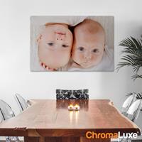 Foto op aluminium - Wit (ChromaLuxe) - 75 x 50