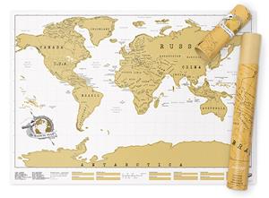 Scratch Map Persoonlijke wereldkaart