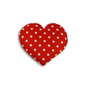 Leschi Warming pillow Heart Large - polkadot