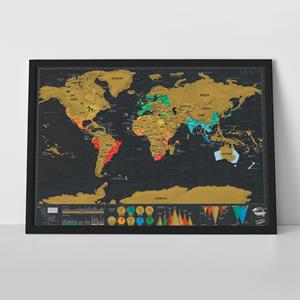 Scratch Map Deluxe Travel Edition