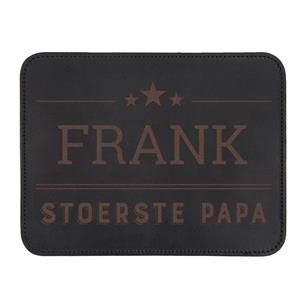 YourSurprise Mousepad Leder - Schwarz