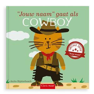 Boek met naam - Ik ga als cowboy - Softcover