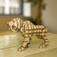 Kikkerland Gadget 3D Wooden Puzzles - Bruin