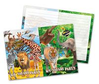 Folat BV Safari Invitations 8pcs.