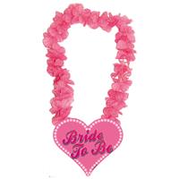 Hawaii krans roze Bride to be