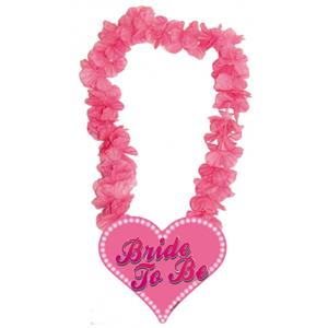 Hawaii krans roze Bride to be