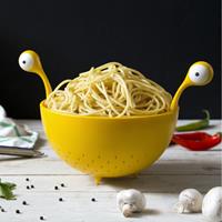 Spaghetti-Sieb "Monster" gelb