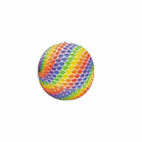 Lampion met gekleurde stippels 26cm