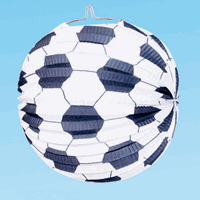 Fun & Feest Voetbal lampion van papier
