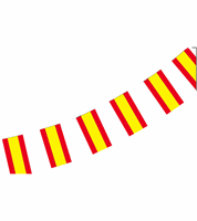 Fun & Feest Papieren vlaggenlijn Spanje