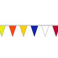 Fun & Feest Vlaggenlijn met verschillende kleuren