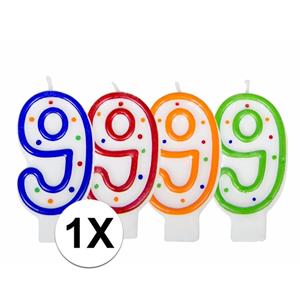 Leeftijdskaars 9 jaar