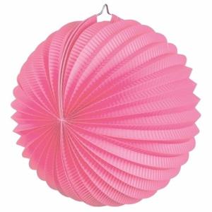 Roze feest lampionnen 22 cm