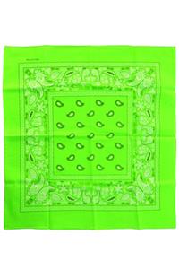 Coppens Bandana fluor groen