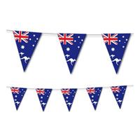 Fun & Feest Australische vlaggenlijn 3,5 meter