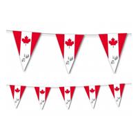 Fun & Feest Canadese vlaggenlijn 3,5 meter