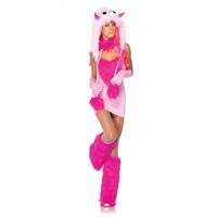 Leg Avenue Roze fantasy monster kostuum voor dames