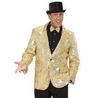 Colbert pailletten goud Goudkleurig
