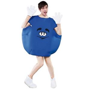 Blauw snoep pak voor volwassenen