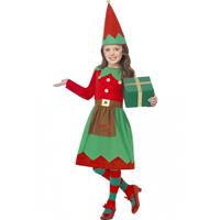 Smiffys Kerstelf kostuum voor kinderen