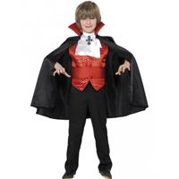 Dracula kinder kostuum 4 delig Multi