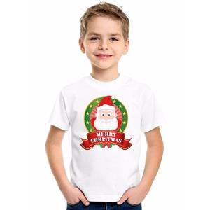 Shoppartners Wit Kerst t-shirt voor kinderen