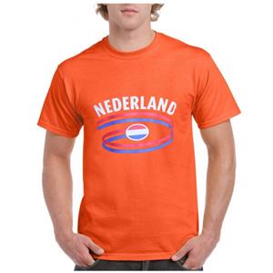 Oranje t-shirt Nederland heren Oranje