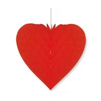 Bellatio Rood decoratie hart cm