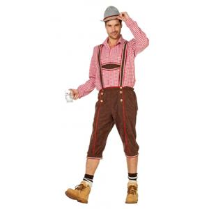 Bellatio Oktoberfest broek bruin Bruin