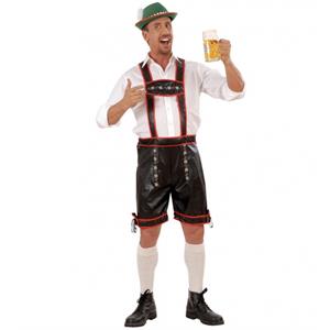 Bellatio Oktoberfest - Lederhose zwart voor heren