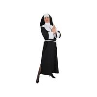 Nonnen kostuum dames Zwart