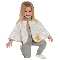 Peuter poncho engel Wit