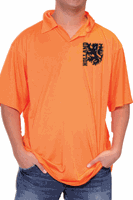 Oranje polo met Holland logo Oranje
