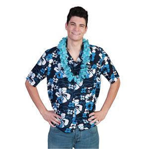 Bellatio Blauwe Hawaii blouse Honolulu Multi