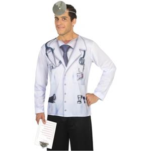 Bellatio Dokter verkleed shirt voor heren