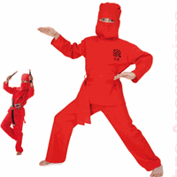 Rood Ninja kostuum voor kinderen
