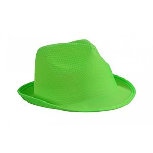 Myrtle Beach Trilby feesthoed lime voor volwassenen