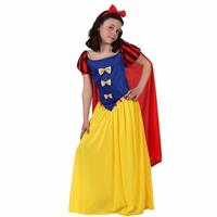 Luxe sprookjesprinses kostuum met cape (10-12 jaar) Multi