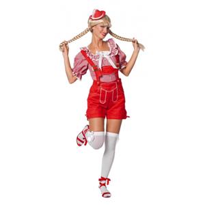 Bellatio Oktoberfest - Sexy lederhose rood Rood