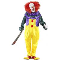 Smiffys Horror clown kostuum met masker Multi