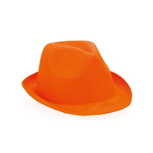 Bellatio Oranje trilby hoedje voor volwassenen